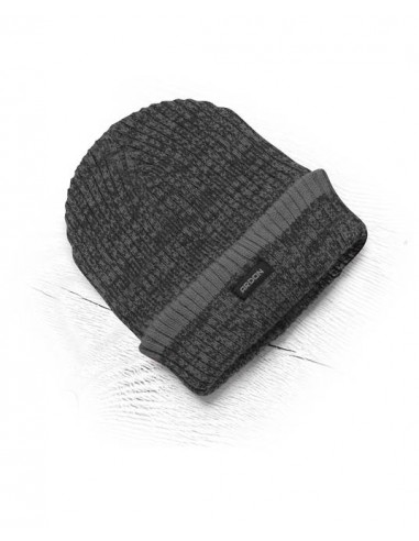 Zimní čepice pletená+fleece Vision Neo černo/šedá 