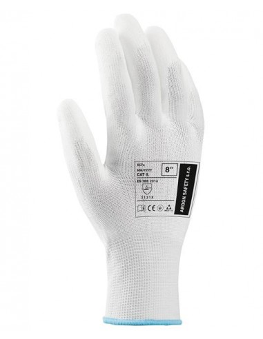 Máčené rukavice ARDONSAFETY/XC7e WHITE