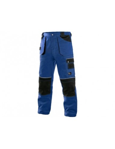 Kalhoty do pasu CXS ORION TEODOR, pánské, modro-černé