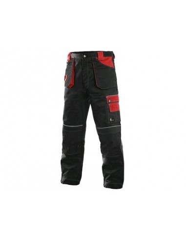 Kalhoty do pasu CXS ORION TEODOR, zimní, pánské, černo-červené